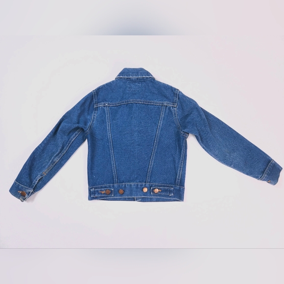 Wrangler No Fault Denims 100% Cotton Made In USA Kids Denim Jacket Jeans 10 - Picture 10 of 14